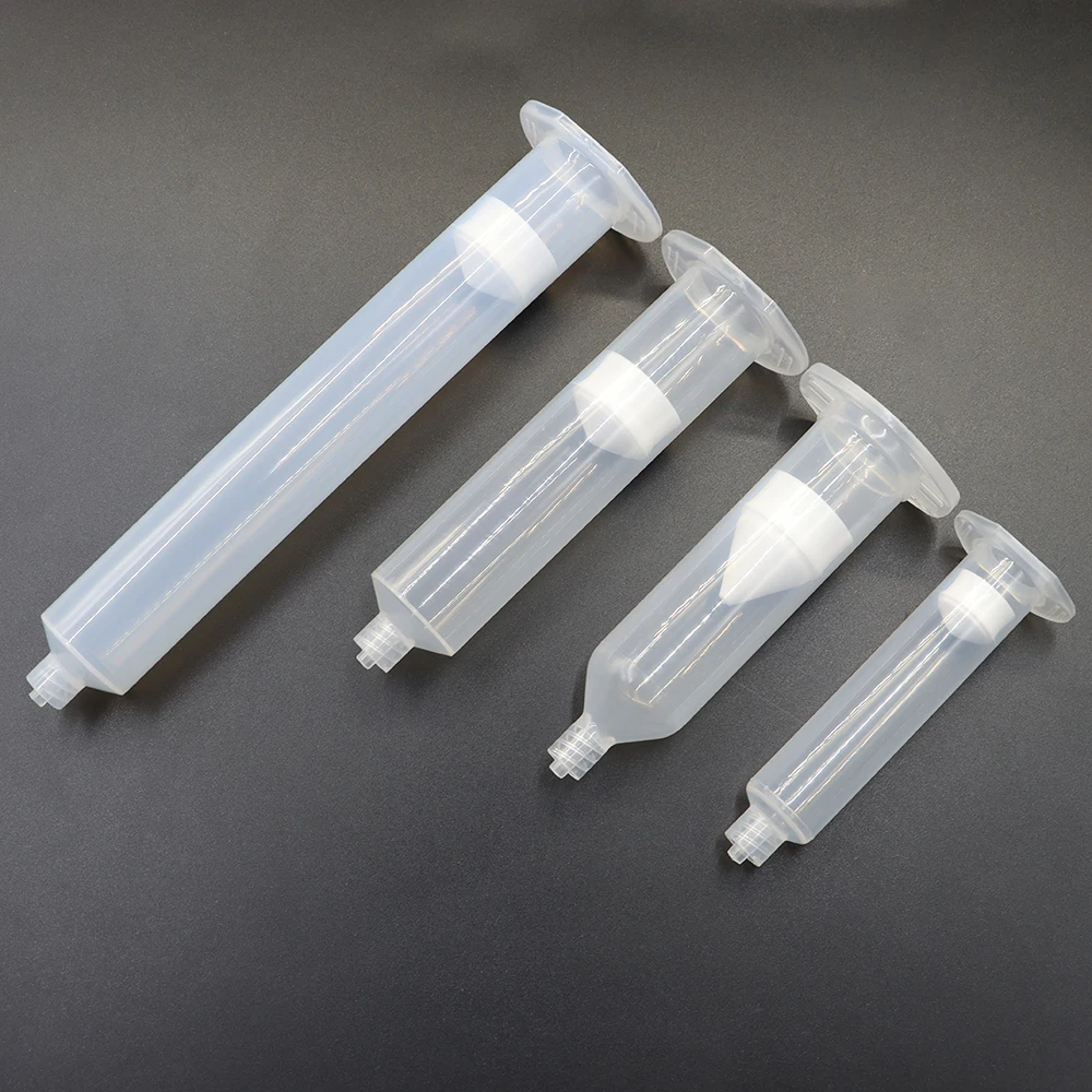 10CC-55CC Industrial Syringe Barrel Tip Adapter Flux Plastic Barrel Glue Dispenser Dispensing Needle