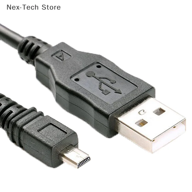 8pin USB Data Cable Camera Data Pictures Video Sync Transfer Cables 150cm For Olympus Pentax Sanyo