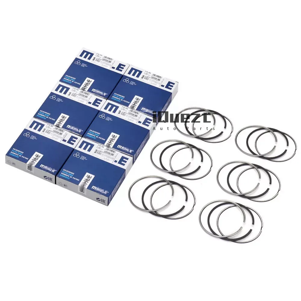 MAHLE 6x Piston Rings Set STD for Mercedes-Benz C320 E350 CDI BlueTec 3.0 OM642 6420300024