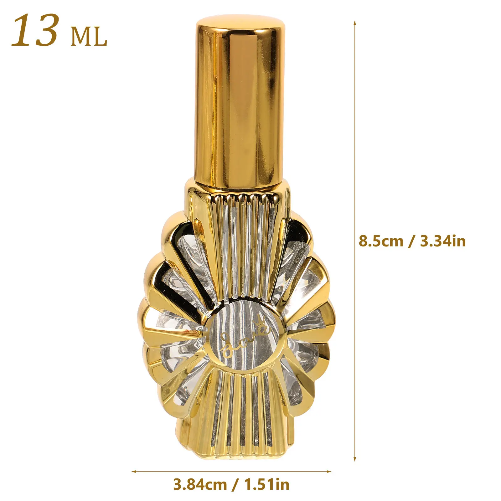 2Pcs Small Glass Perfume Bottle Leakproof Essential Oil Storage Refillable Travel Mini Scent Bottle Portable Perfume Container