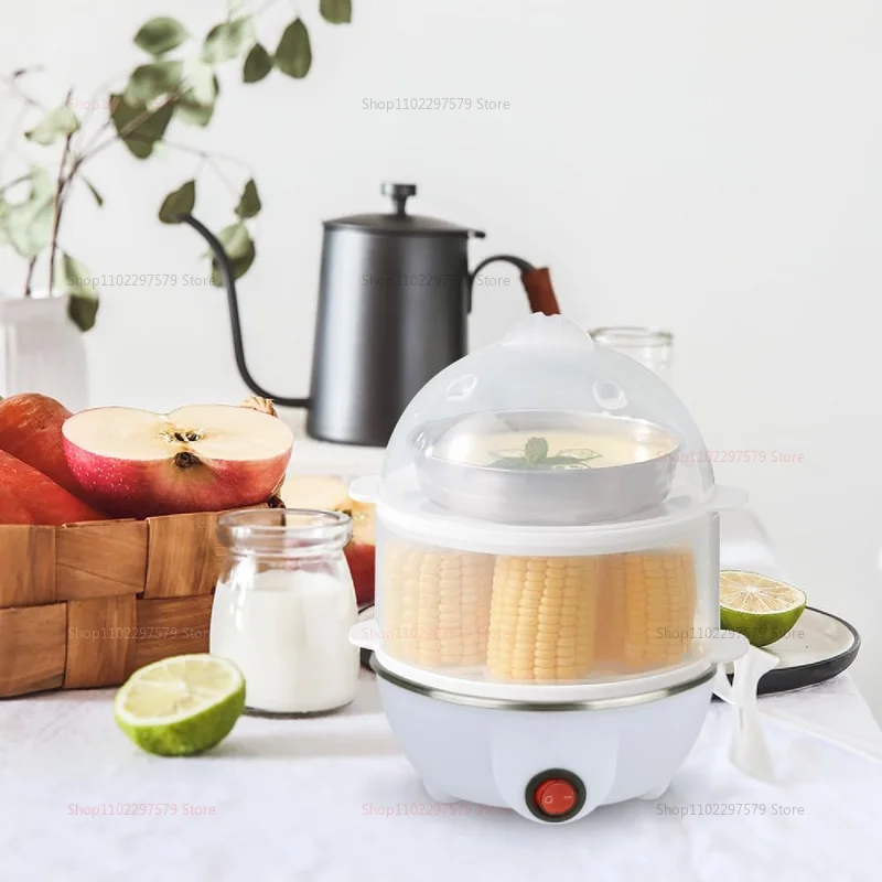 Electric Eggs Cooker, Rapid Multifunctional Mini Eggs Cooker Boiler For Poached Eggs, Scrambled Eggs, Omelets, Auto Shut image 5