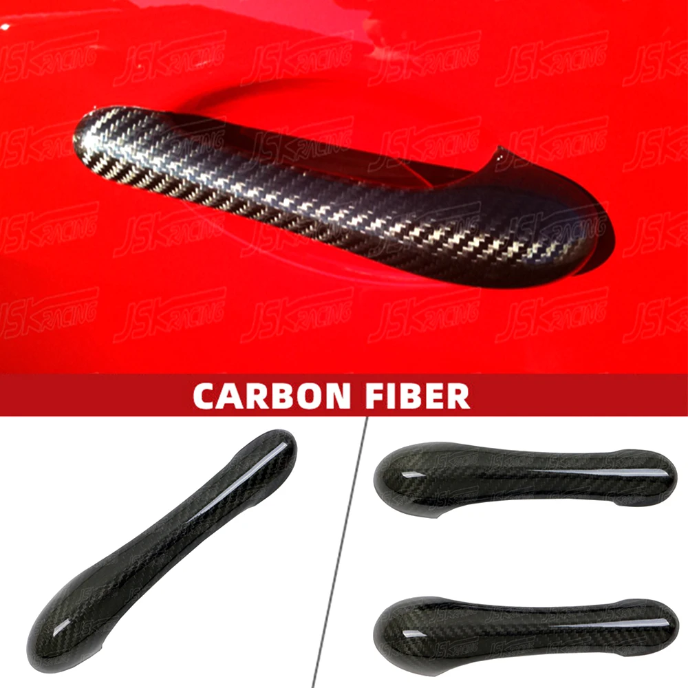 Carbon Fiber  Exterior Door Handle Cover Left And Right For Maserati Granturismo Grancabrio Gt Gc Gts Mc 07-16