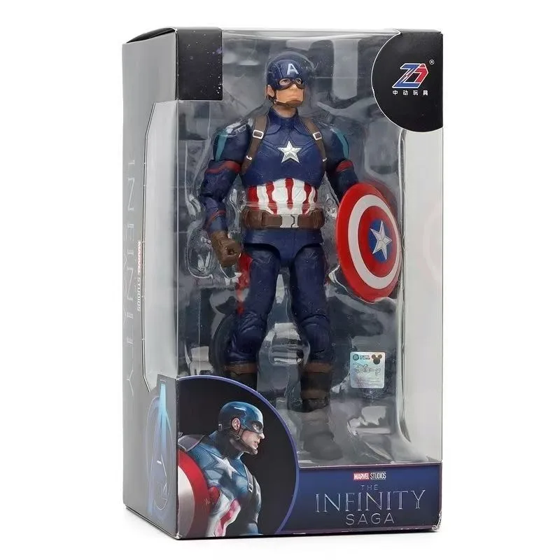 Marvel os vingadores spiderman capitão américa homem de ferro criativo conjunta brinquedo móvel modelo desktop ornamento decorativo meninos presente