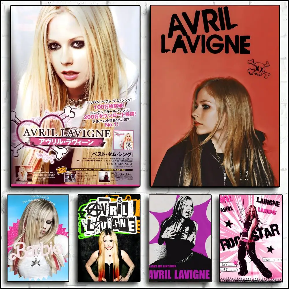 A-Avril Lavigne-S Poster Wall art print art suitable for living room bedroom bar parlor home decoration gift