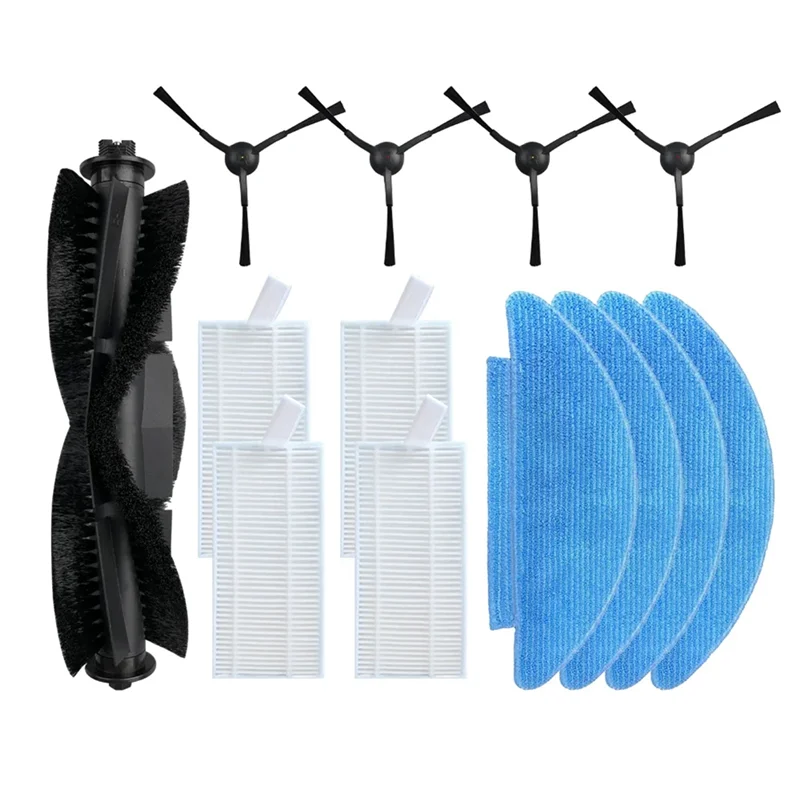 A60T New For Conga 7490 Eternal Genesis Main Side Brush HEPA Filter Mop Pads Replacement Spare Parts Accessories Parts