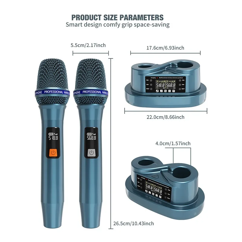 rechargeable-uhf-wireless-microphone-system-with-3-in-1-magnetic-charging-dock-handheld-smart-mic-for-karaoke-and-live-events