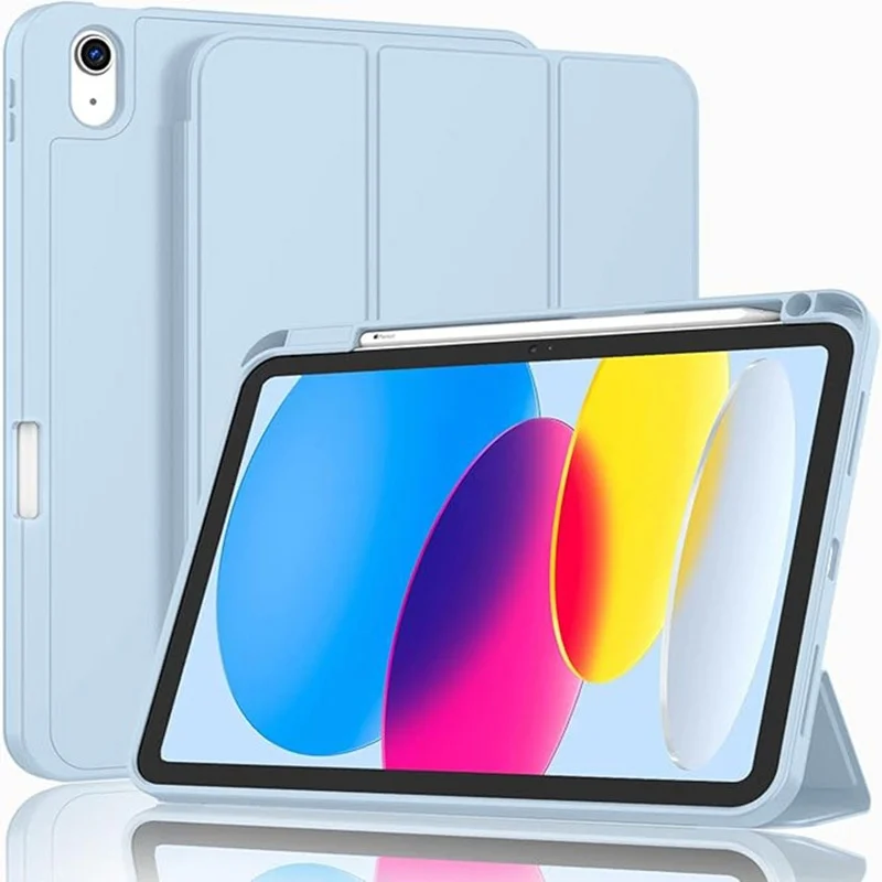 Für iPad Mini 6 7 10. 11. Generation A16 Hülle Dreifach Faltbare Magnetische Stoßfeste Standhülle mit Stifthalter – Detail 13