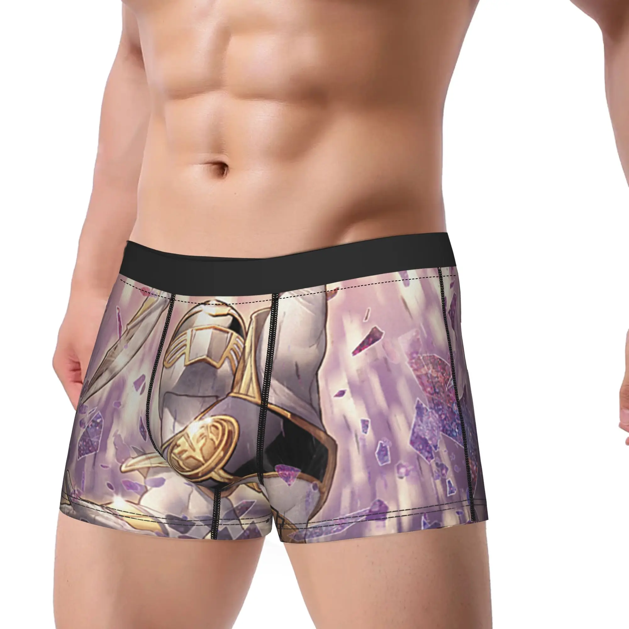 boxers Power Rangers Mighty Morphing Group Battle Comic Poster Underpants Male Underwear Print Shorts Boxer Briefs