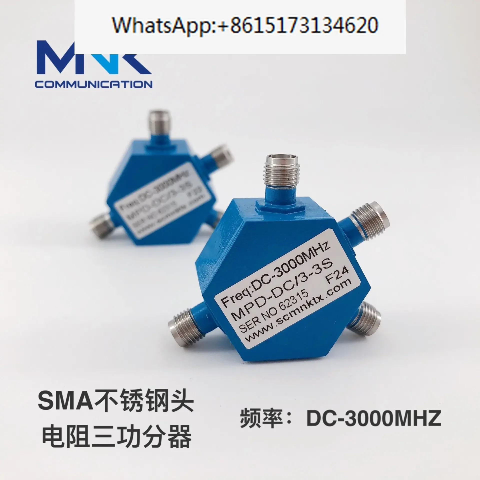 SMA female DC-3000M microstrip one point three power divider DC-3G three power divider resistor power divider