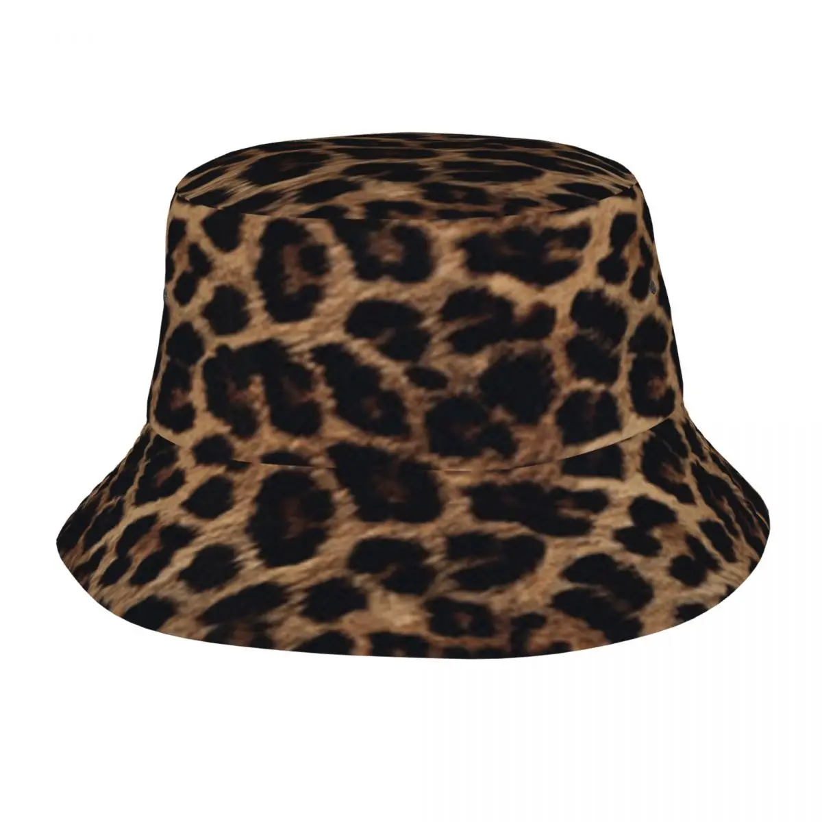 Leopard Print Bucket Hat Panama Hat Children Bob Hats Outdoor Fisherman Hats For Summer Fishing Caps Unisex