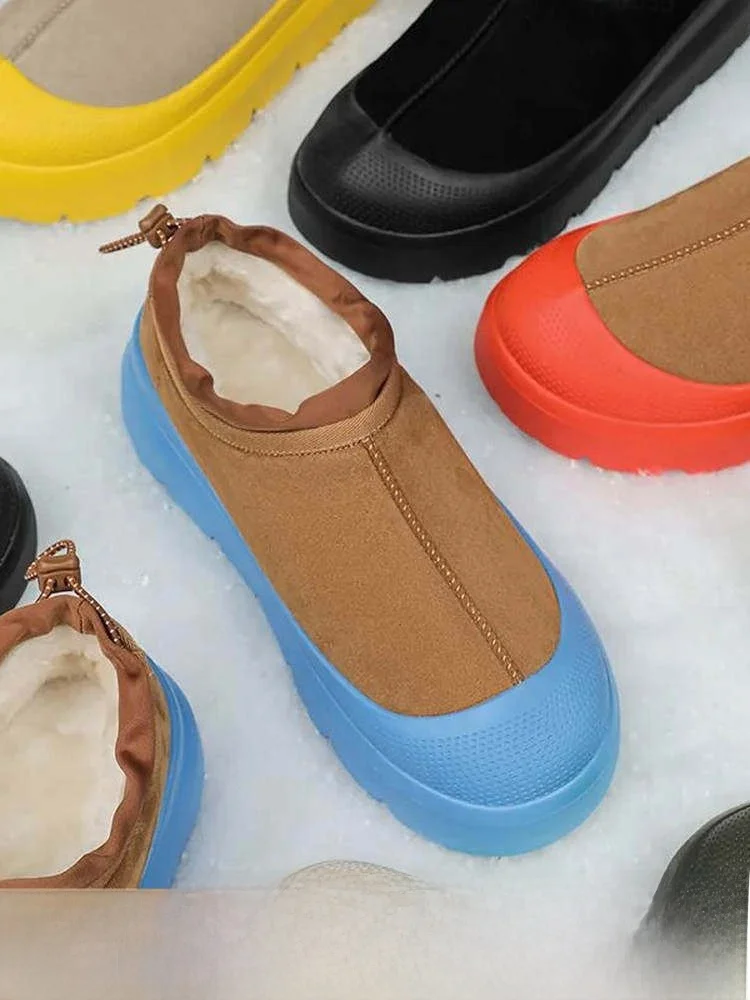 

Snow Boots Men Women Winter Warm Long Velvet Outdoor Comfortable Casual Short Tube Rubber Bottom Boot