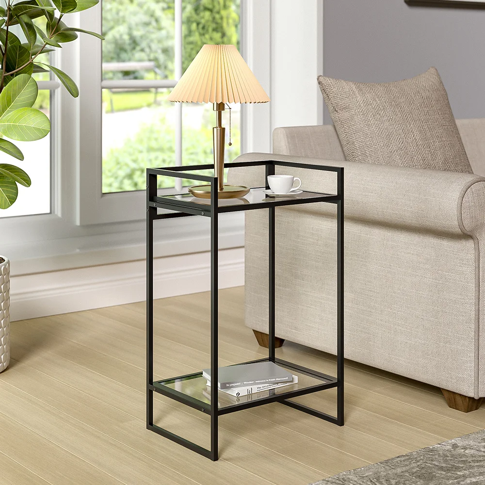 Tempered Glass Side Table Coffee Table Living Room Furniture