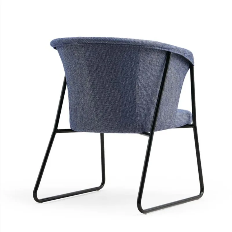 Wholesale Living Office Lounge Chair with Iron Leg Fabric Lounge Chair