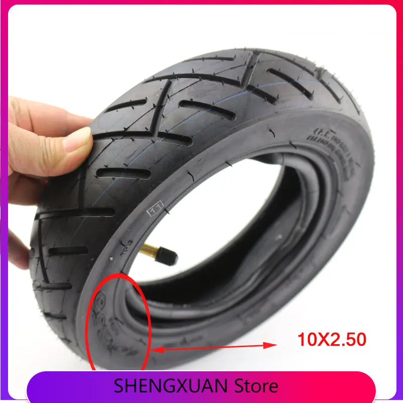 

10 inch Pneumatic 10x2.50 Tire fits Electric Scooter Balance Drive Bicycle Tyre 10x2.5 inflatable Tyre and inner tube