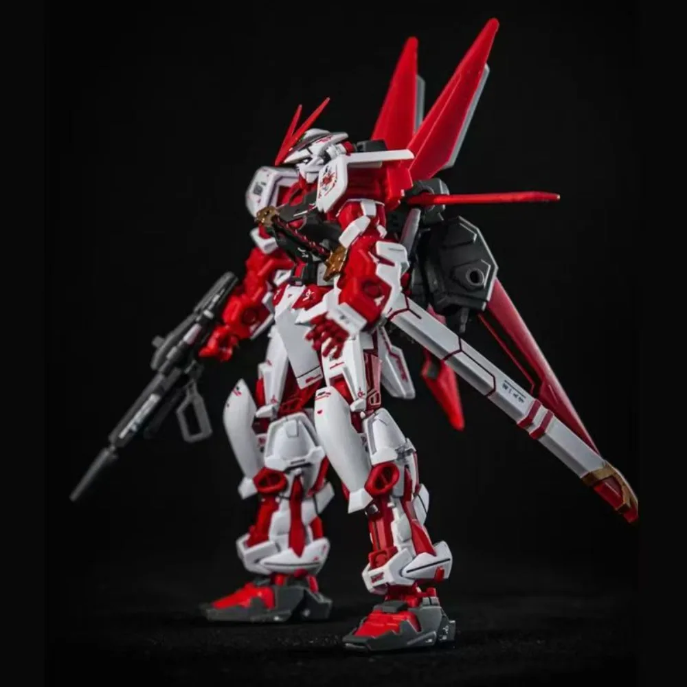 

Фигурка Gundam Astray Red Blue Gold Frame 1/144, подвижная модель меха с реактивным ранцем, щитом и катаной, подарок для детей