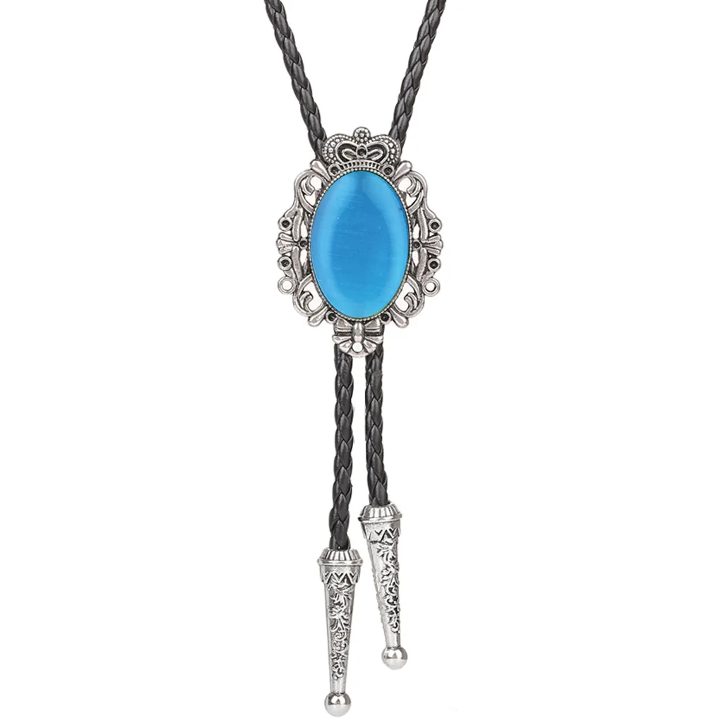 Gravata De Couro Multicolor, Bolo Gravata, Vaqueiro Ocidental, Opala, Rodeio