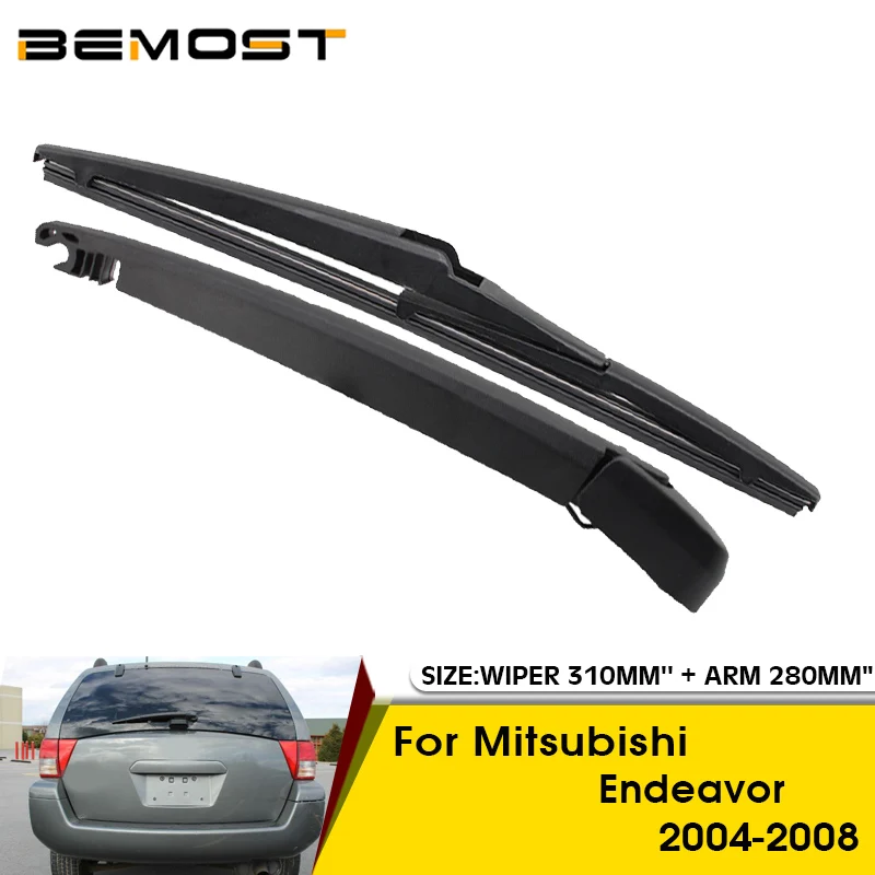 Car Wiper Bldae For Mitsubishi Endeavor 2004-2008 Rear Back Windshield Windscreen Rear Wiper 310mm+Arm 280mm Car Accessories