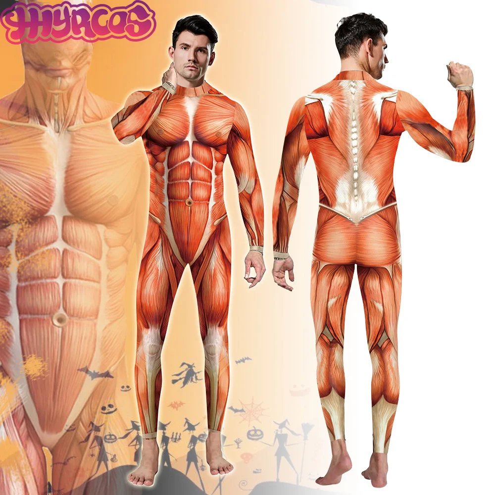 Body ajustado de LICRA para hombre y mujer, traje de Cosplay de manga larga para Halloween, fiesta de carnaval, traje de cuerpo completo, Catsuit