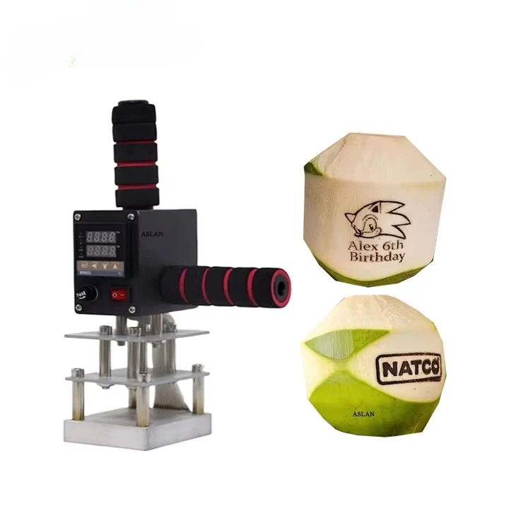 Coconut Stamping Machine Green Coconut Stamper