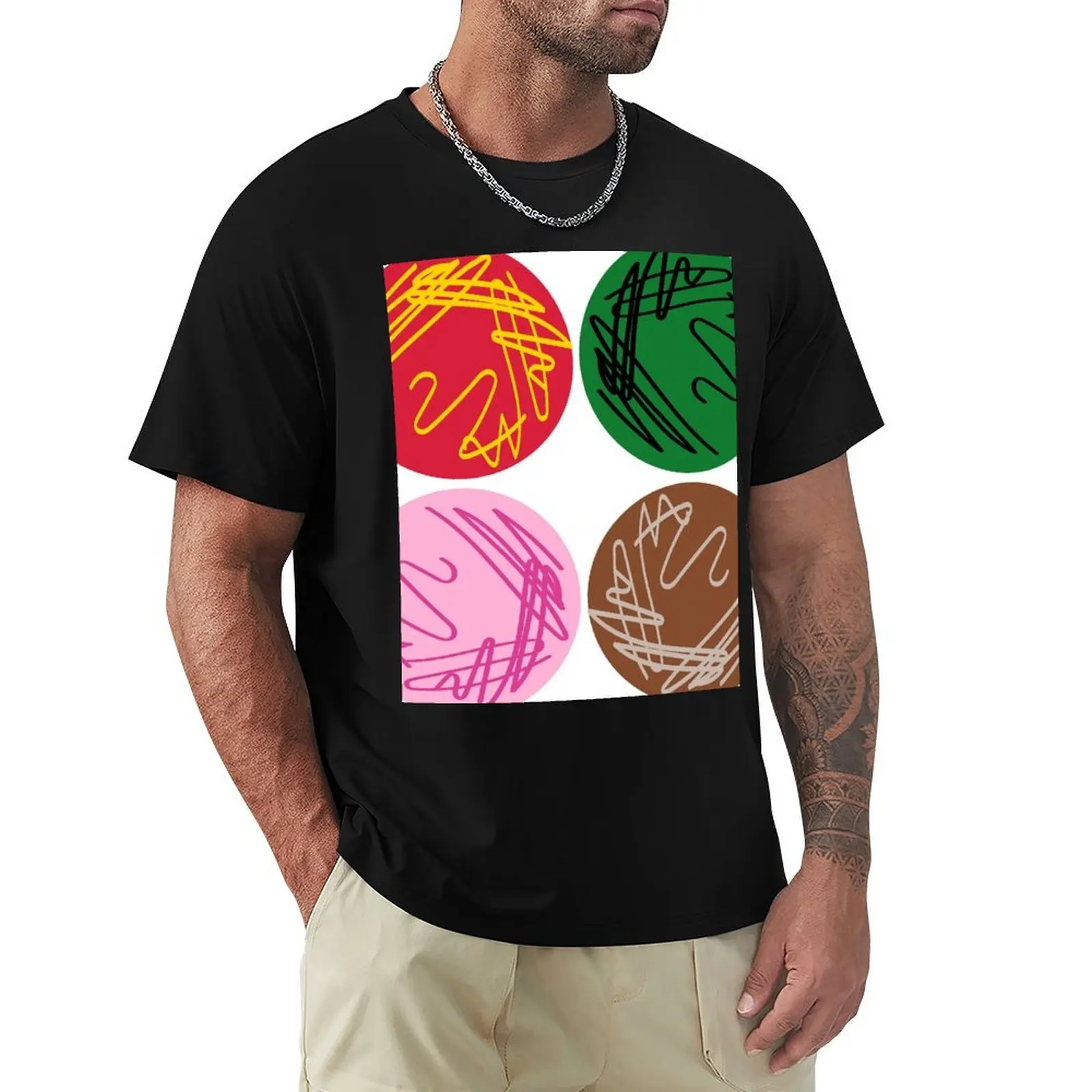 Streaked Bacterial Culture Plates T-Shirt Holiday All Match T-Shirt