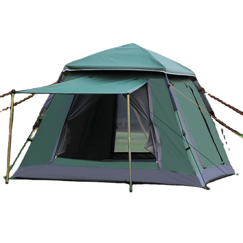 Automatic Tent with Anti-mosquit Portable Easy Set up 4 to 5 Person Instant Family Camping Tent Large Space Outdoor 215*215*165