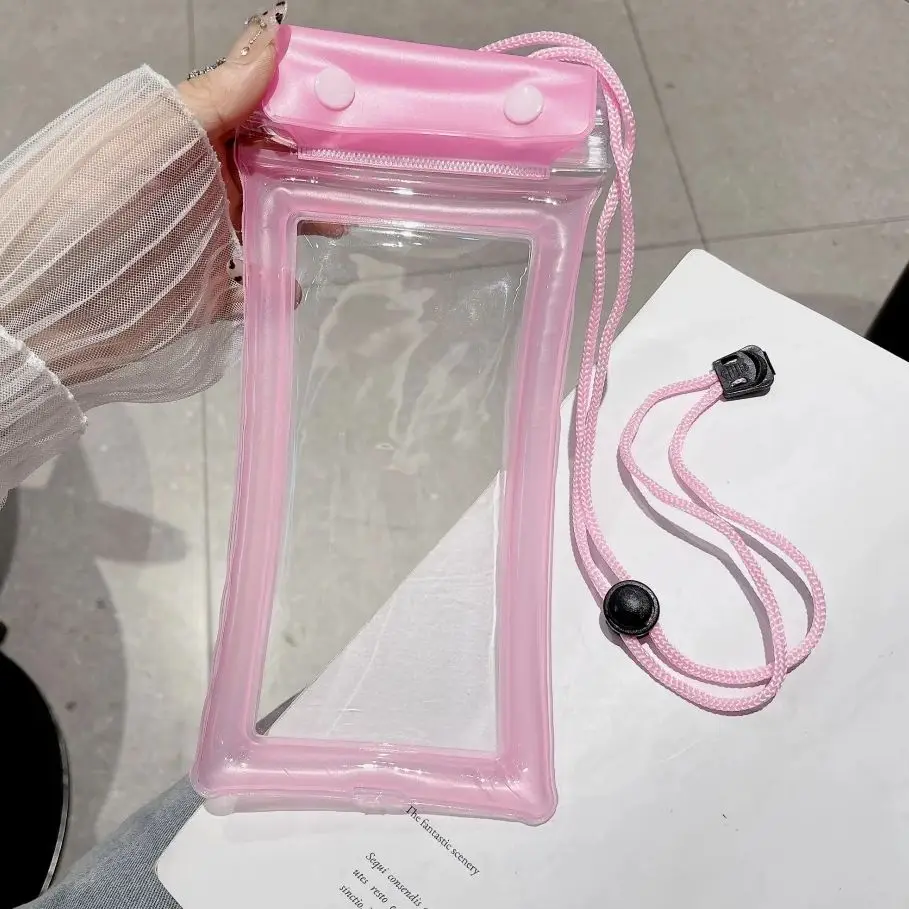 Sac étanche multicouche scellé pour caméra HD, niveau IPX8, sensible au toucher, pour tous les téléphones, écran plus petit de 7.2 pouces