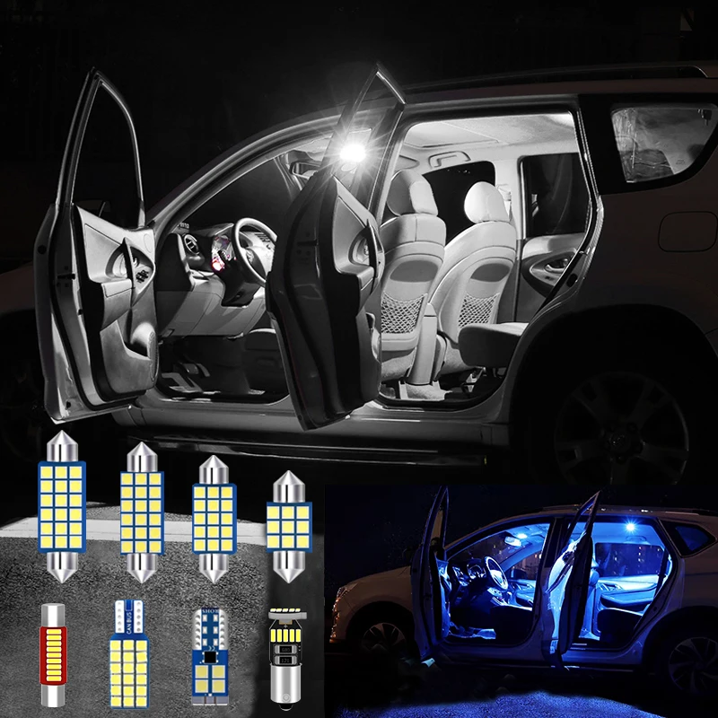 Para toyota rav4 xa50 corolla e210 corolla cruz yaris cruz hilux raize 2020 2021 2022 2023 2024 2025 acessórios de luz led do carro
