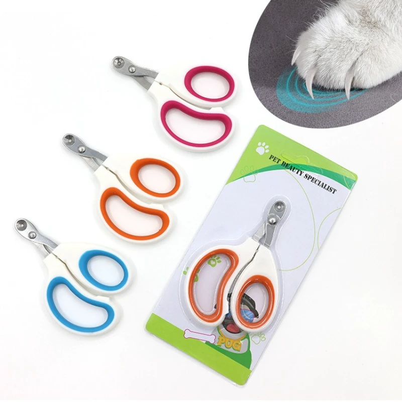 1pc Professional Cat Nail Clippers for Small Cat Dog Stainless Steel Puppy Claws Cutter Pet Nail Grooming Clippers Trimmer