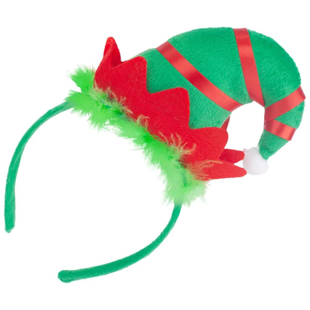 

Christmas Hat Headb Green Christmas Elf Headb s Party Hats Hair Accessory Festive Topper Cute Xmas Headdress Decorations Holiday
