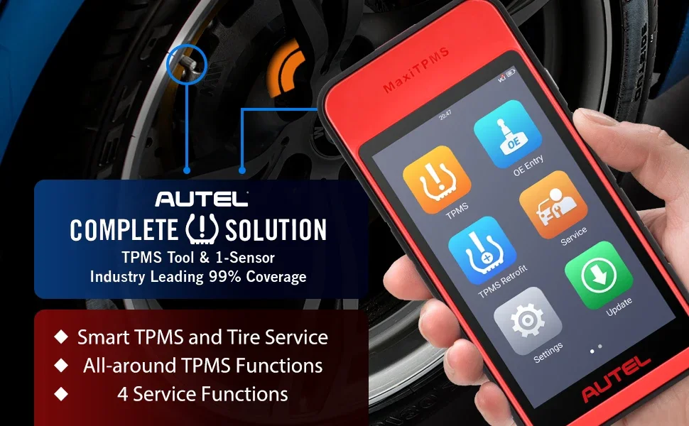 Autel MaxiTPMS ITS600E TPMS Neuestes Sensor-Programmiergerät Aktivieren/Neueinlernung Aller Sensoren mit 4 Reset-Funktionen – Detail 1