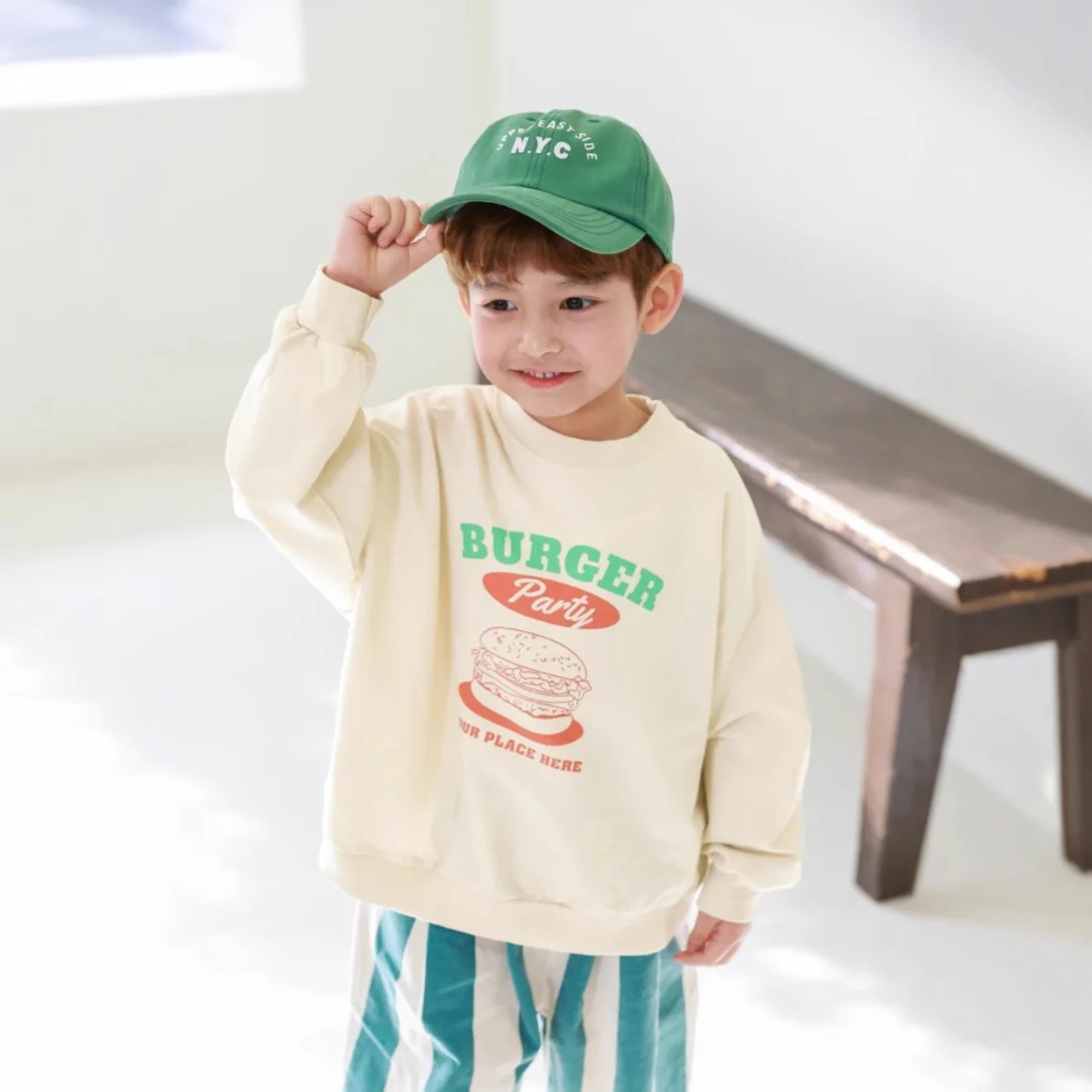 

2025 Autumn New Children Casual Sweatshirt Cute Print Boys Long Sleeve Pullover Kids Girls Loose Tops Cotton Baby Clothes