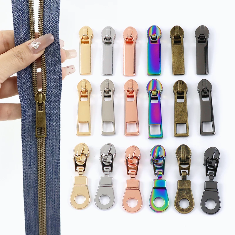 10-100 قطعة 5 #   سحاب المتزلجون ل النايلون البريدي الشريط حقيبة الظهر الإغلاق السوستة المؤشر الملابس البريدي سحب رئيس الخياطة سستة إصلاح أطقم