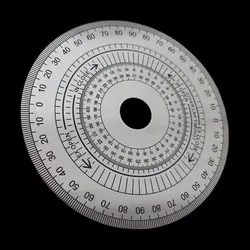 Stainless steel disc mechanical universal dial accessories measuring arc ruler 150x22