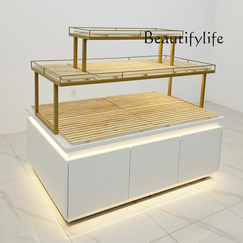 

Open type bread cabinet Nakajima cabinet Open Japanese display supermarket shelf European model cabinet