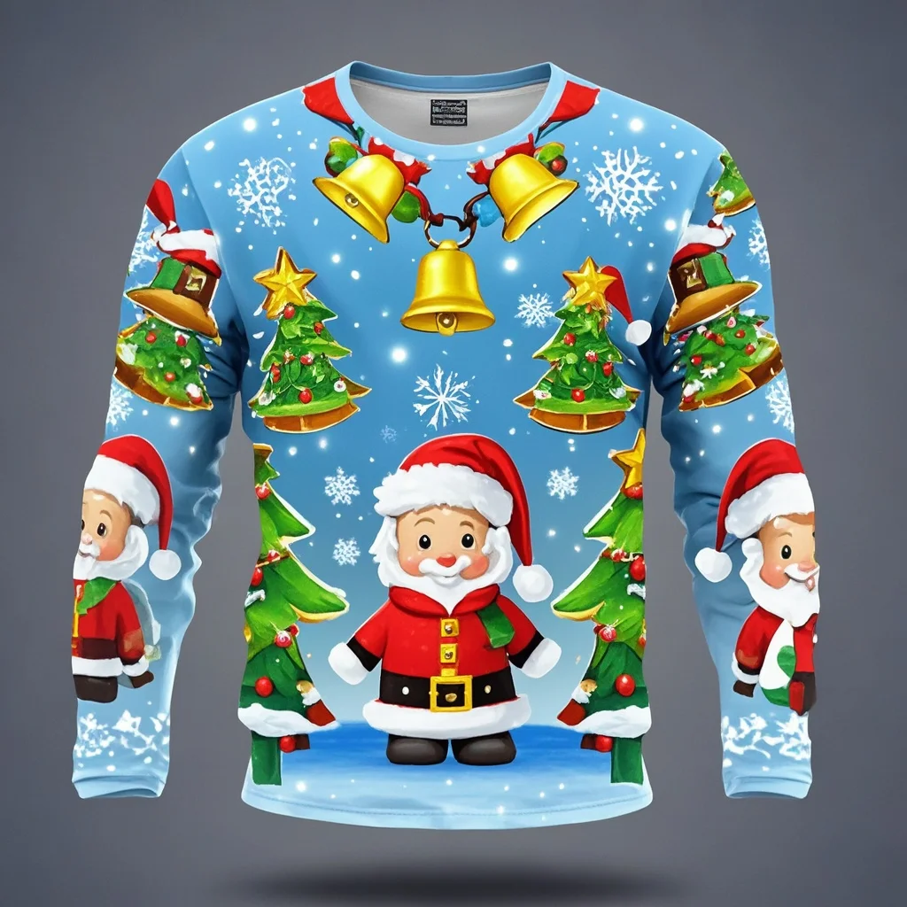 Autumn New 3D Print Merry Christmas Sweatshirts Santa Claus Christmas Trees Graphic Round Neck Hoodies Mens Clothing Sweatshirt