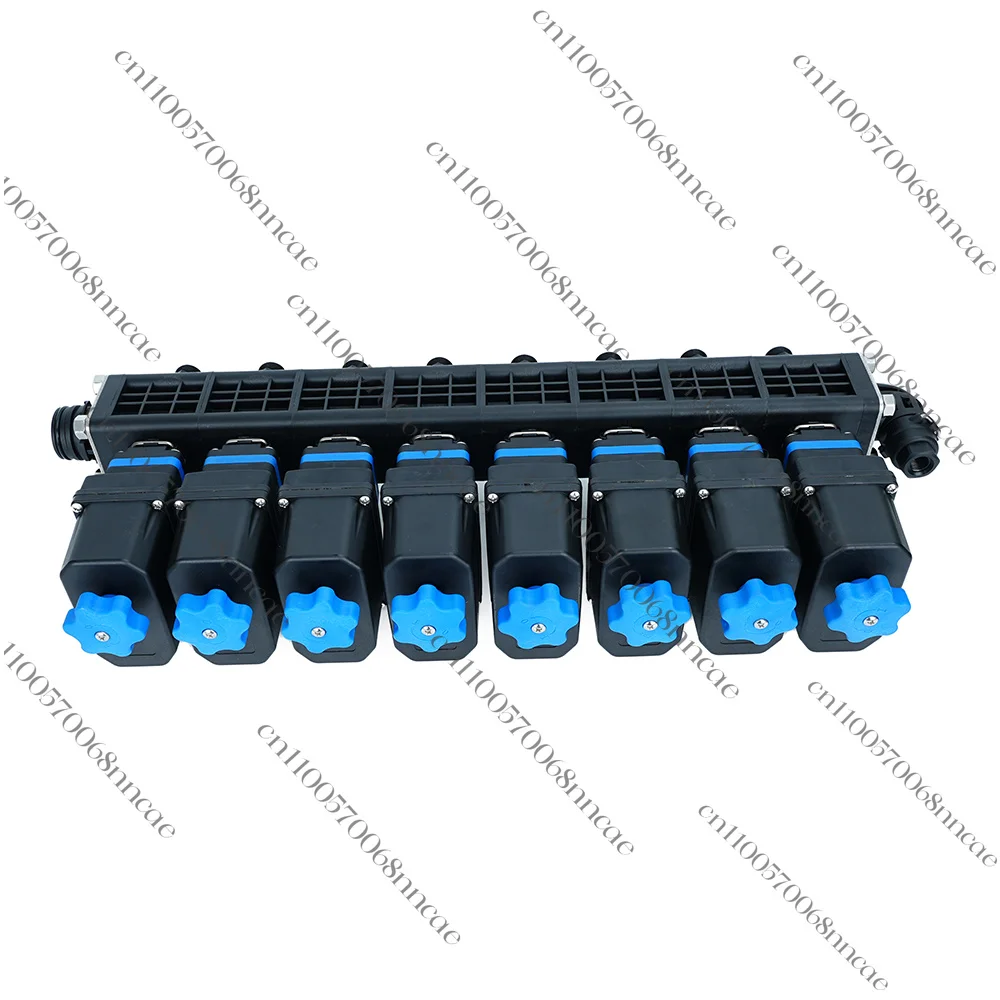 Complete 8-Way Valve Spray Control System Set with Controller Main Wire Antenna Bracket for Agricultural Industrial Spray Contro