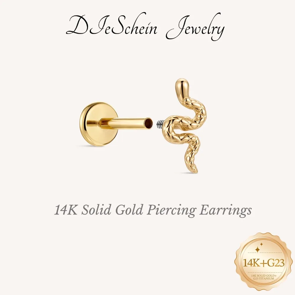 diesche-14k-solid-gold-flat-back-stud-earrings-for-helix-tragu-snake-shape-piercing-earring-with-box-for-women-daily-jewelry