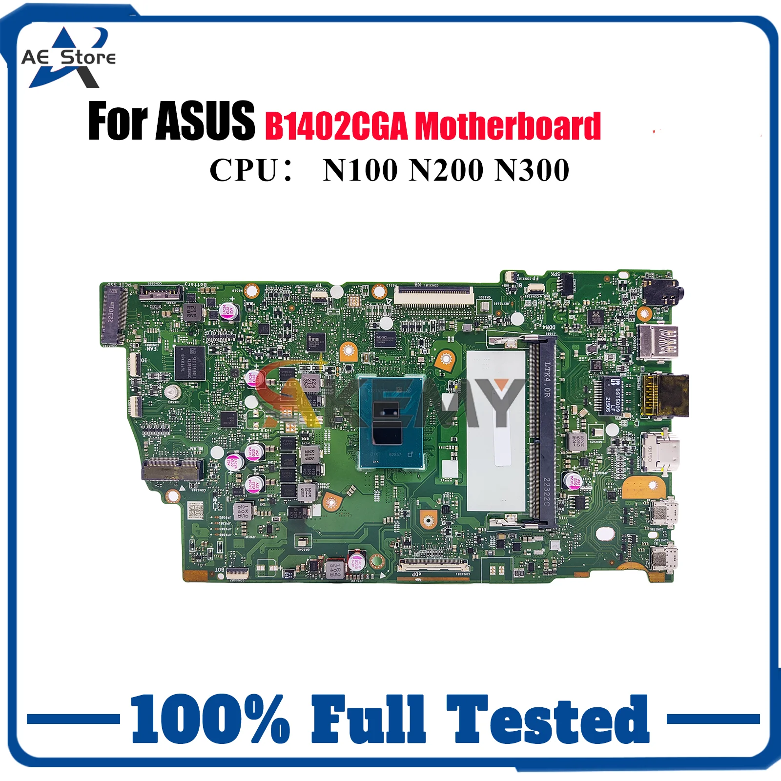 

B1402CGA Laptop Motherboard For ASUS ExpertBook B1402C B1402CGA B1402CBA Notebook Mainboard With CPU tests OK fast shipping stk