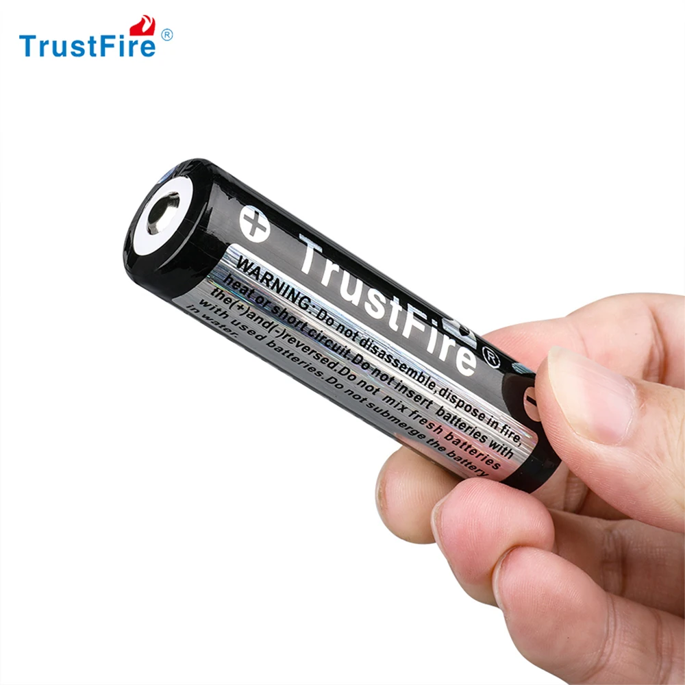 4PCS TrustFire 18650 Rechargeable Battery 3.7V Real Capacity 2600mAh Li-ion batterie For Flashlight Headlamp Power Bank/Toy/UAV