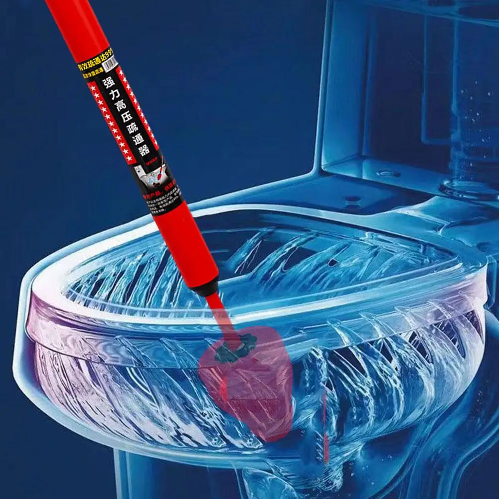 Nuevo desatascador de inodoros de alta presión, desatascador de tuberías de silicona de un solo disparo, desatascador rápido para desagües de inodoros.