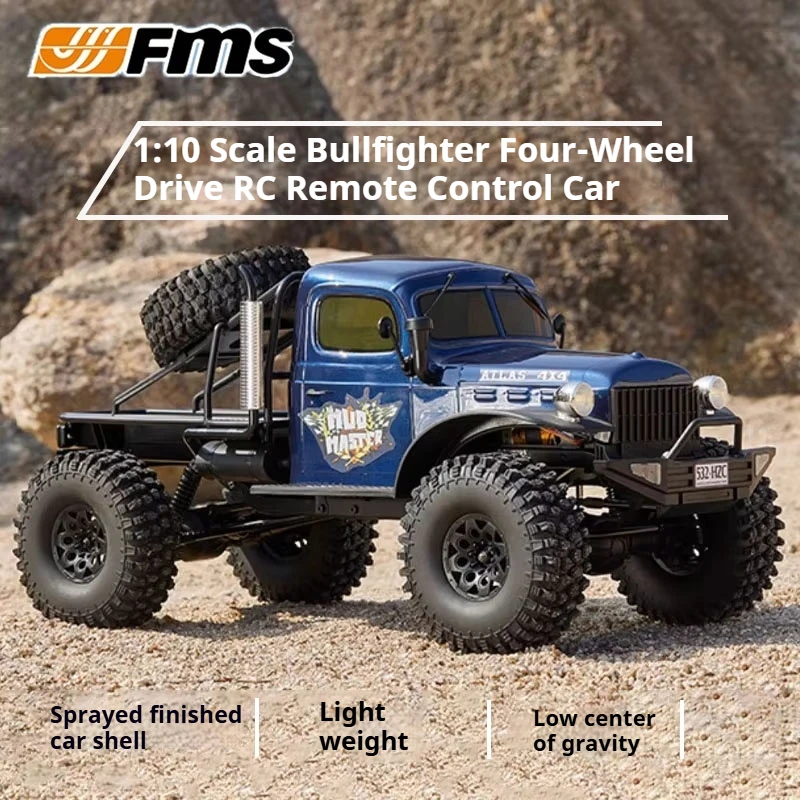 

Fms 2.4g Full Scale Remote Control Simulation Bullfighter Professional Rc Four Wheel Drive Off Road Climbing Vehicle Model