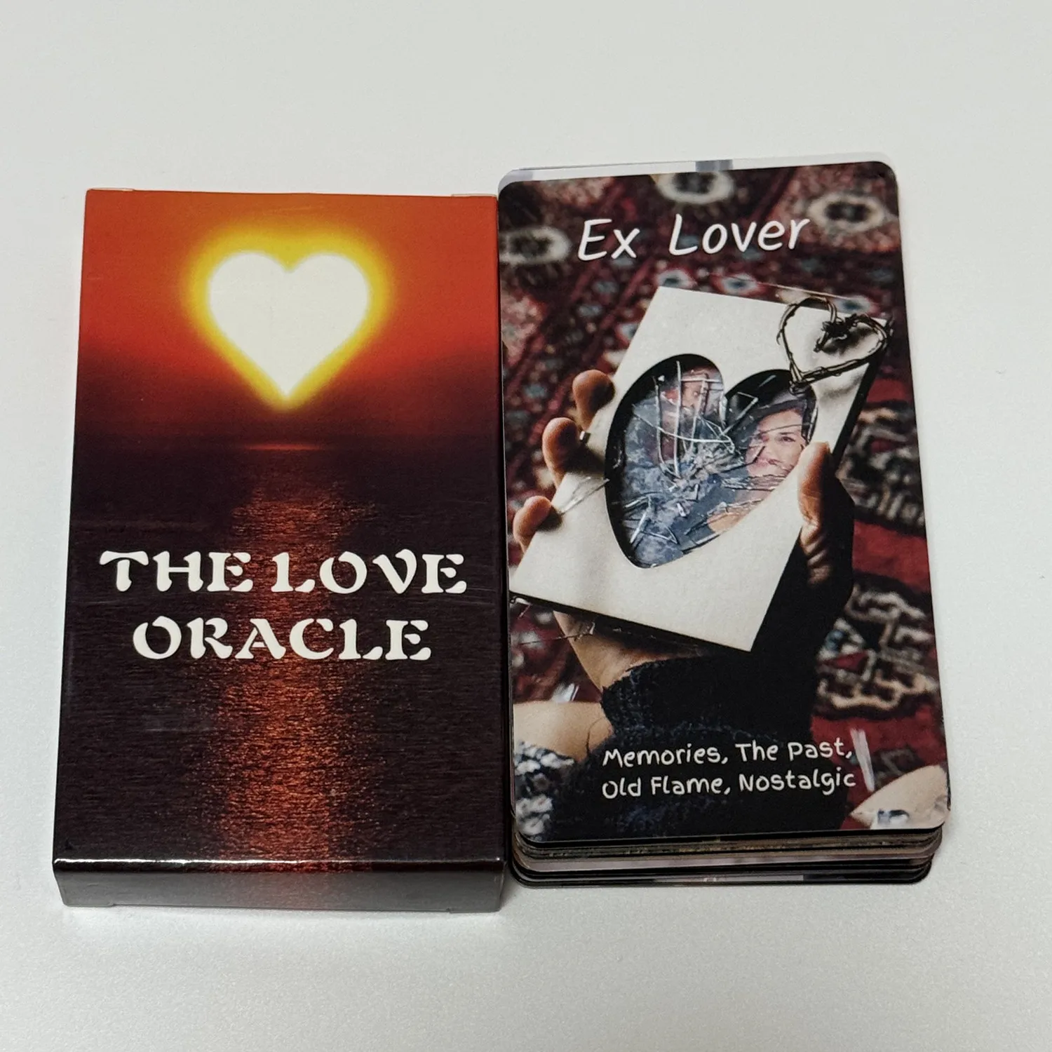 El más nuevo juego de oráculo de amor, 54 Uds., tarjetas de mensajes de doble llama en inglés para lecturas de amor, alma gemela para mujeres y niñas