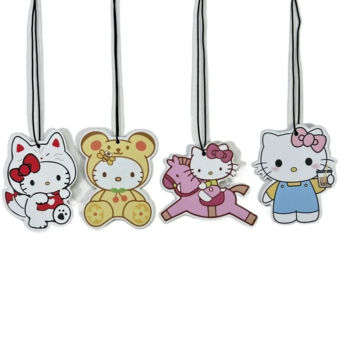 MINISO Hellokitty Car Aromatherapy Fragrance Tablets Long-lasting Light Fragrance Cartoon Air Outlet Car Interior Decoration