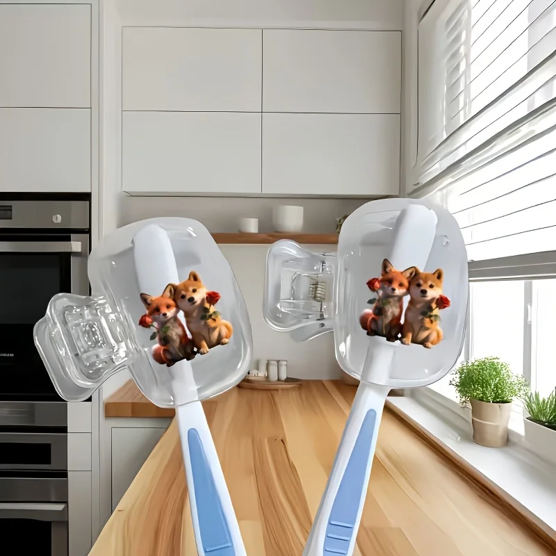 2pcs Fox And Shiba Inu Toothbrush Box Suitable for Home And Travel Use Party Holiday Gifts For Couples Family Friends Women Lady
