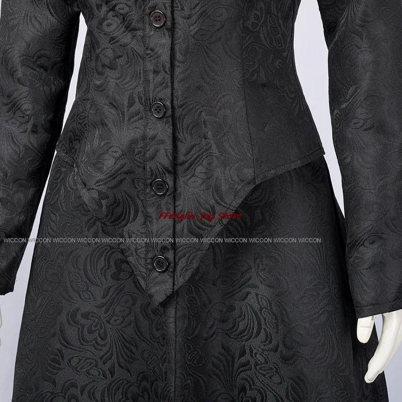 

ss23Wicked Cosplay Witches Costumes Witch's Elphaba Clothes Gotic Movie Party Role-playing Black All Dress Robe Hat 2024 Ne