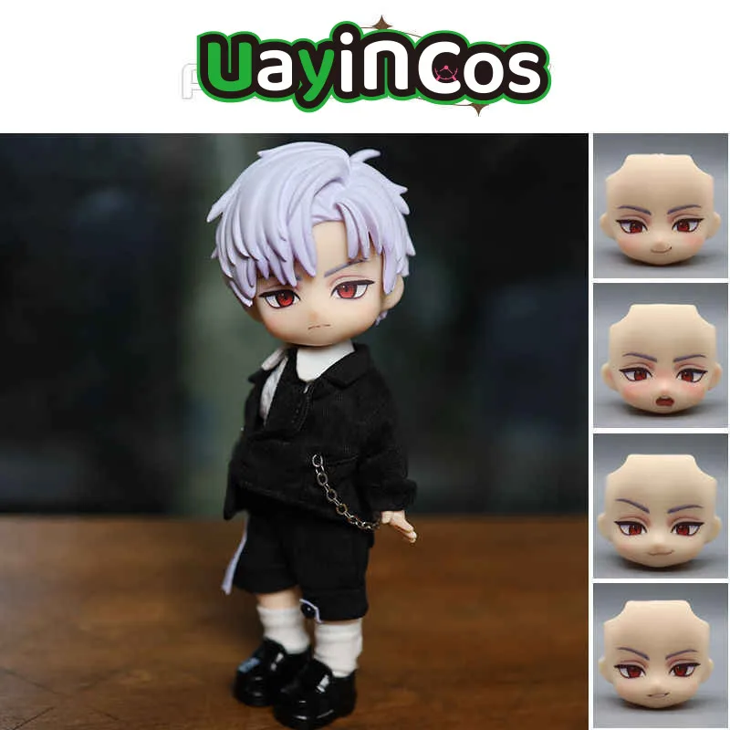 Love and Deepspace Sylus Handmade OB11 Water Sticker Face Shell GSC BJD Doll Accessories Game Anime Figure Toy For Kids Gifts