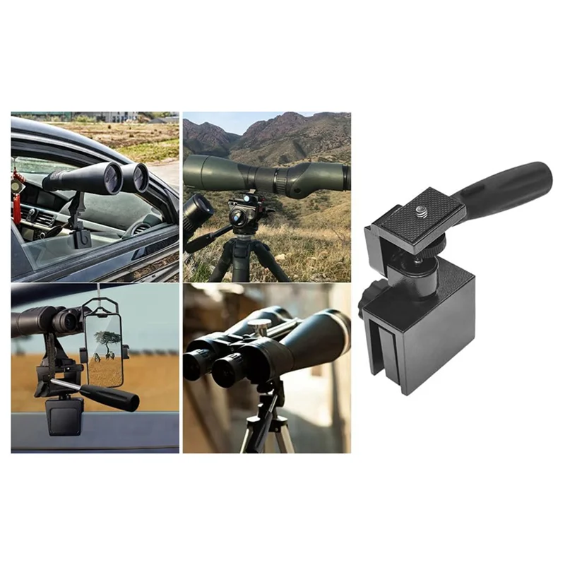 ABHI-Spotting Spiegel Window Mount Adapter Verstelbare Window Mount Clip voor Camera Telescoop Mount