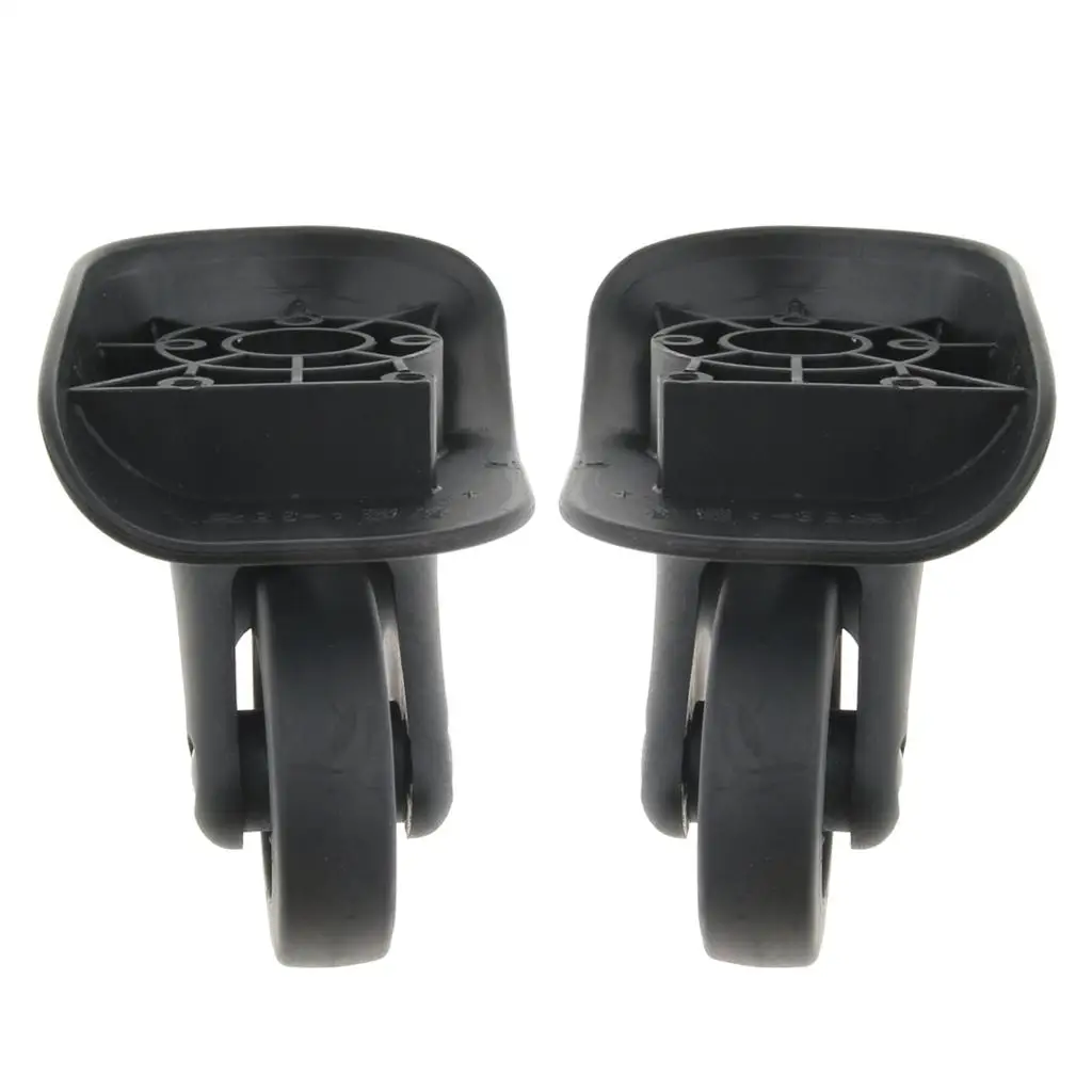 1 Pair Universal Swivel Luggage Suitcase Wheel Replacement Caster 〔A35-Size L〕