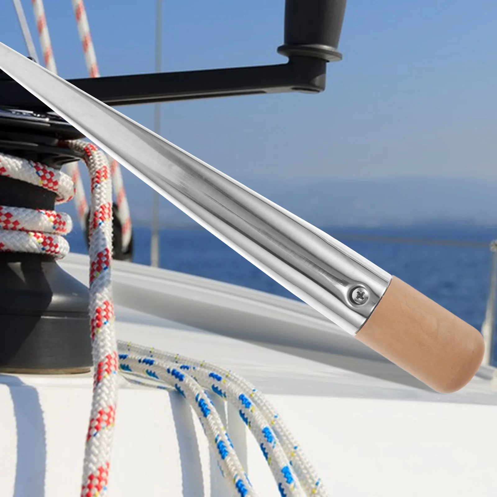 

Marine Rope Threader Metal Boat Splicing Prong Cable Threading Tool Spike Accessories Wide Applicability Effortless