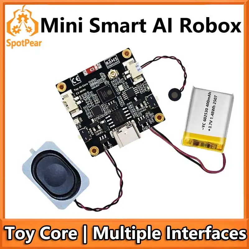 ESP32 C3 Voice Robot Mini Development Board Toy Doll Core 1.28 inch 1.54inch LCD For Xiaozhi AI DeepSeek Toy-AI-Core ESP32-C3